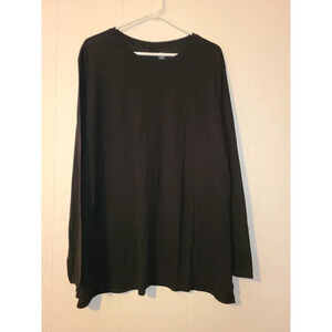 Athletic Works Top Women's Size 3XL Black Active Wear Round-Neck (AG)